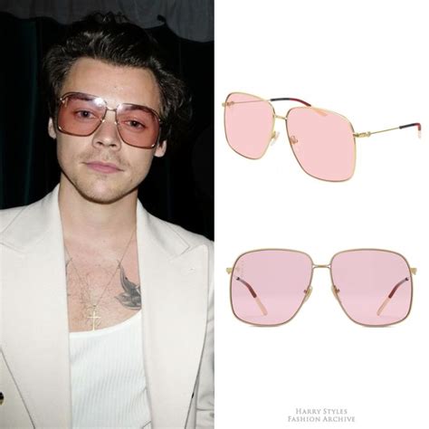 harry styles pink gucci sunglasses|Harry Styles Gucci collection.